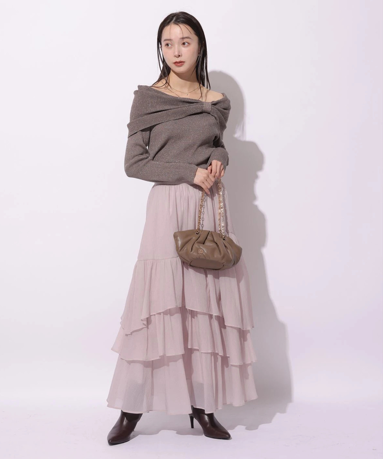 (新品未使用) Mystrada♡新作♡ランダムティアードスカート シアーランダムティアードスカート | スカート | Mystrada（マイ