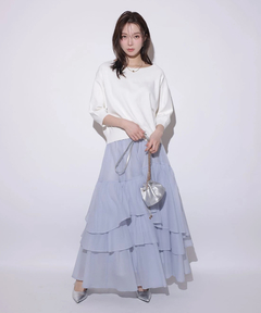 Mystrada(マイストラーダ) |シアーランダムティアードスカート