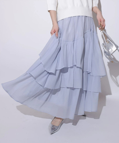 Mystrada(マイストラーダ) |シアーランダムティアードスカート