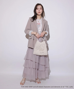 Mystrada(マイストラーダ) |シアーランダムティアードスカート