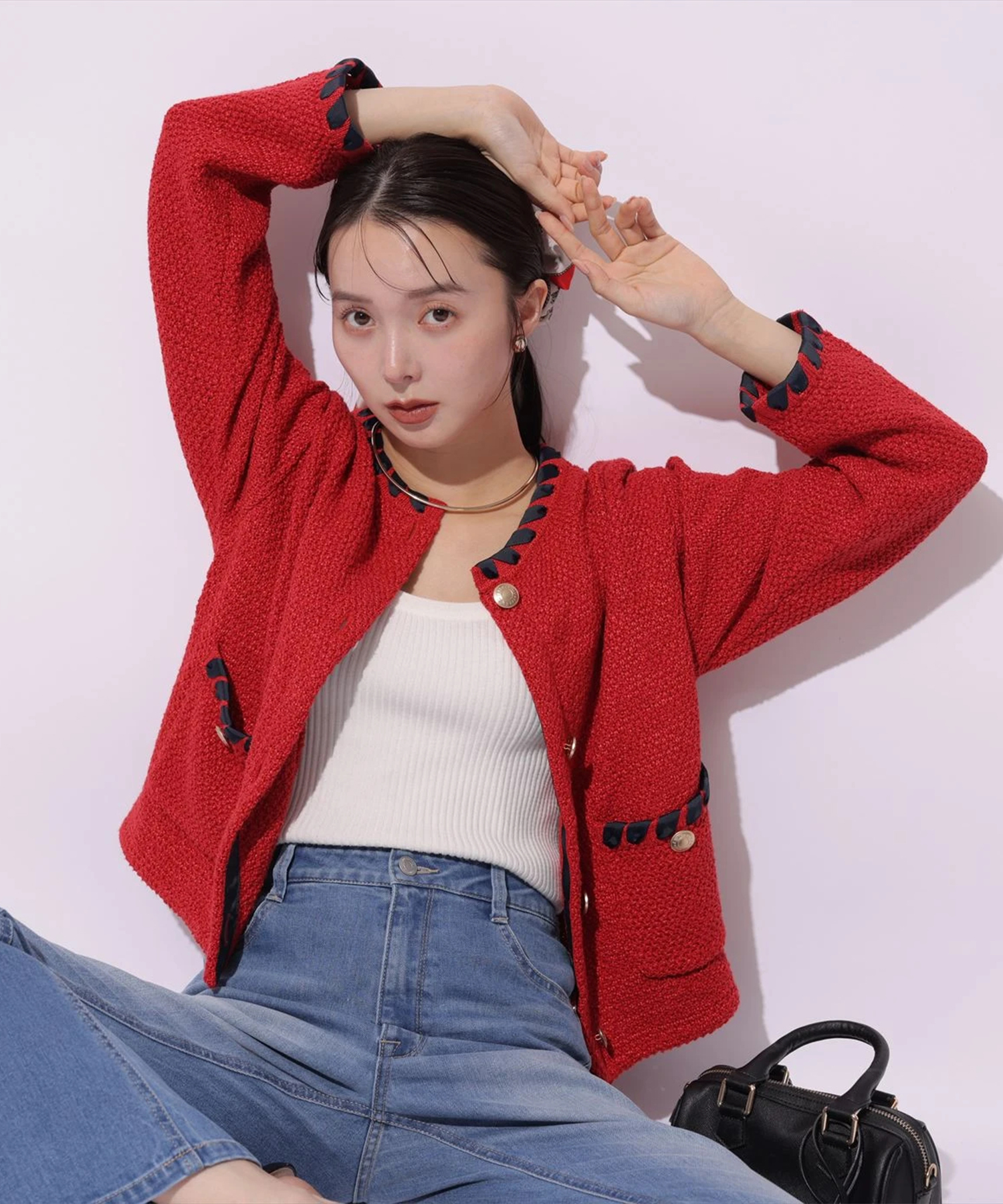 ブークレニットジャケット | カーデ | Mystrada（マイストラーダ