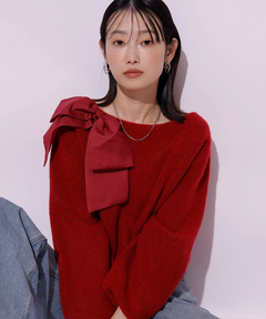 アシメリボンニットプルオーバー | ニット | Mystrada（マイストラーダ