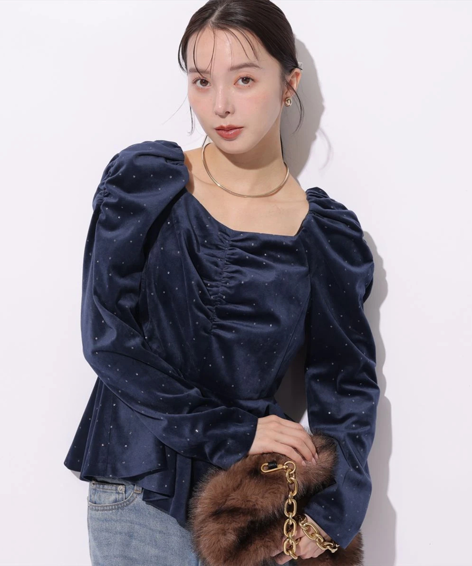 WEBLIMITED]ドットペプラムブラウス | シャツ・ブラウス | Mystrada