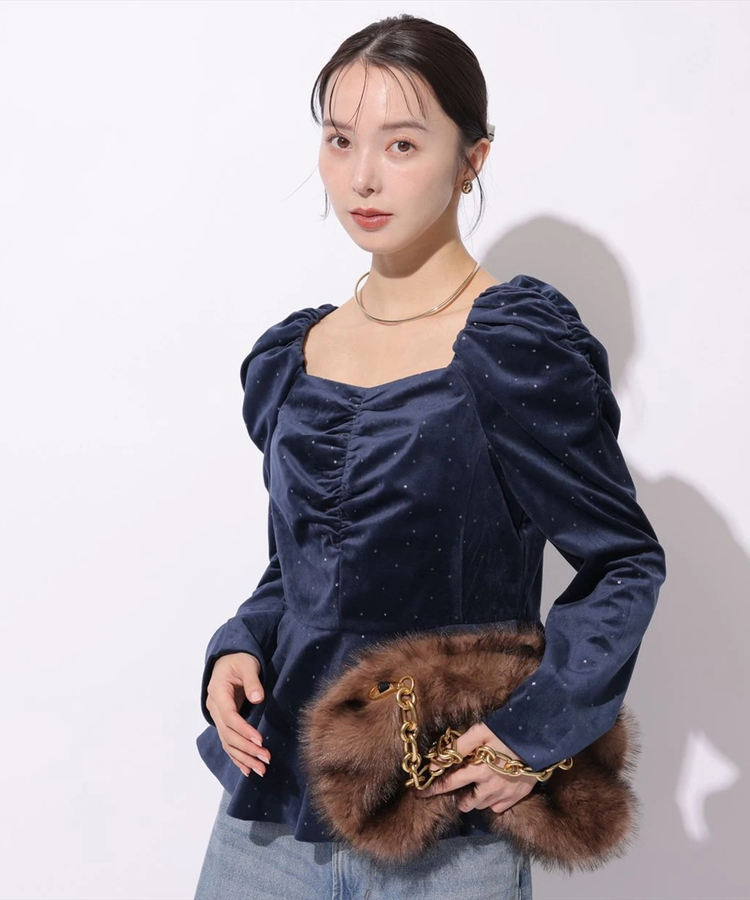 WEBLIMITED]ドットペプラムブラウス | シャツ・ブラウス | Mystrada