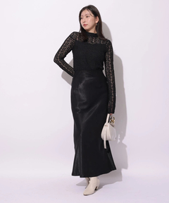 Mystrada(マイストラーダ) |レースハイネックカットソー