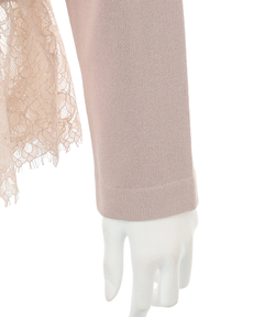 Mystrada(マイストラーダ) |ペプラムレースニットアンサンブル