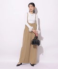 【新品タグ付き】Mystrada サスペゆるパンツ（キャメル）　36サイズ 01_001-120.jpg