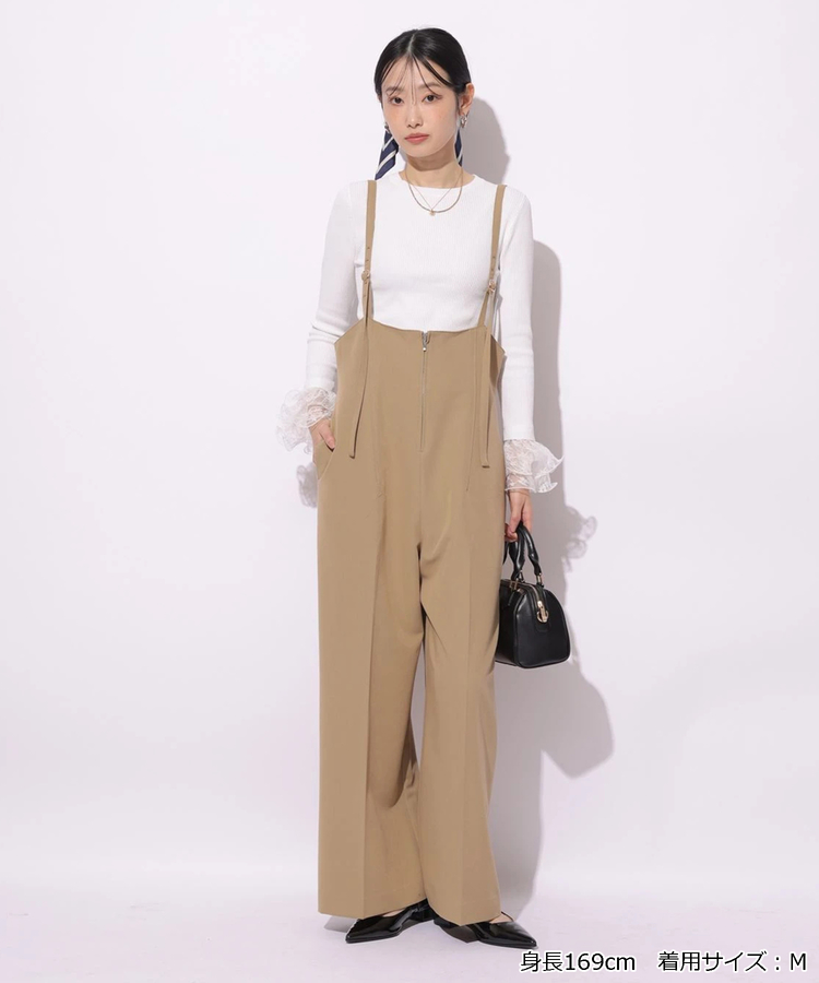 【新品タグ付き】Mystrada サスペゆるパンツ（キャメル）　36サイズ サスペゆるパンツ | パンツ | Mystrada（マイストラーダ） │【公式