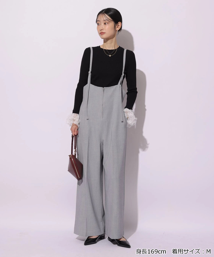 【新品タグ付き】Mystrada サスペゆるパンツ（キャメル）　36サイズ サスペゆるパンツ | パンツ | Mystrada（マイストラーダ） │【公式