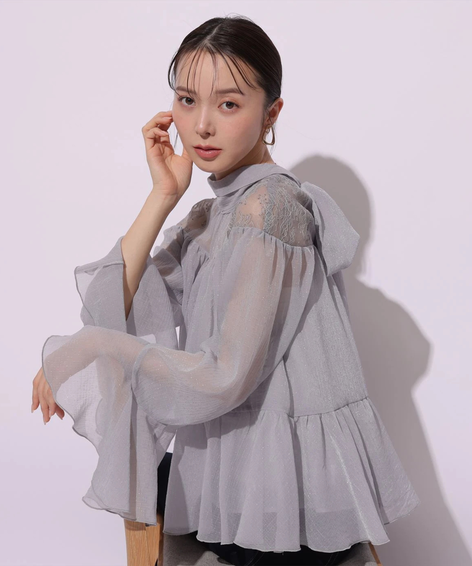 新品 完売Arpege story アルページュストーリー レースラインブラウス 2023 Spring Collection Vol.1 │【公式通販】Arpege story