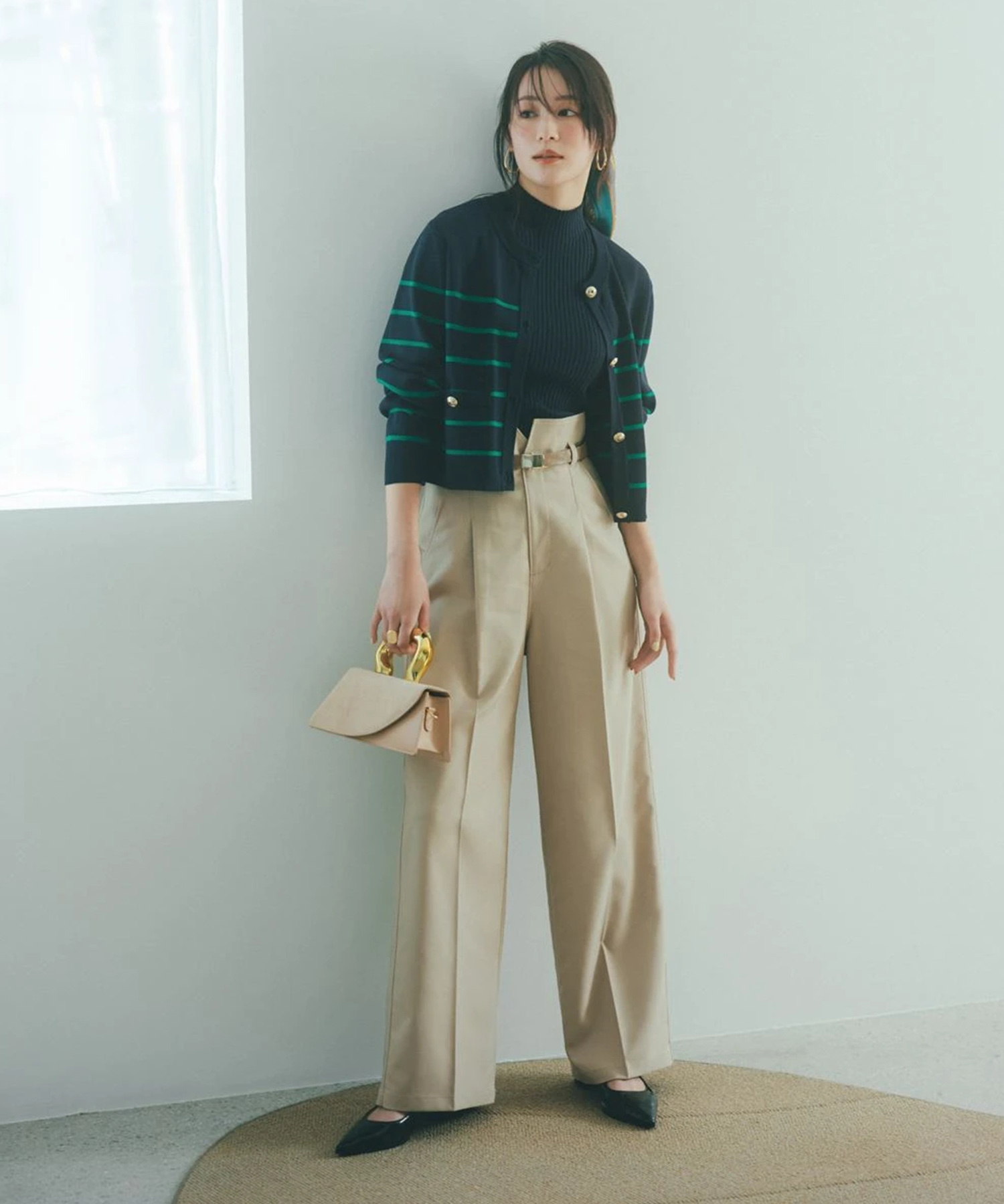 ベルト付きチノパン | パンツ | Mystrada（マイストラーダ） │【公式