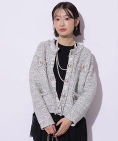 Mystrada(マイストラーダ) |フリンジニットジャケット