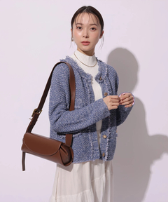 Mystrada(マイストラーダ) |フリンジニットジャケット