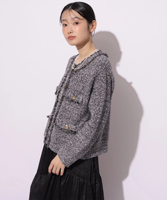 Mystrada(マイストラーダ) |フリンジニットジャケット