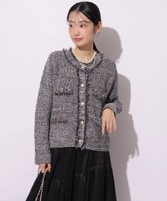 Mystrada(マイストラーダ) |フリンジニットジャケット