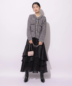 Mystrada(マイストラーダ) |フリンジニットジャケット