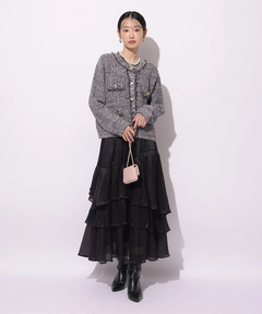 Mystrada(マイストラーダ) |フリンジニットジャケット