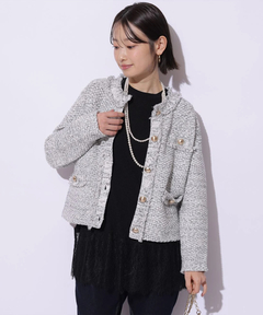 Mystrada(マイストラーダ) |フリンジニットジャケット