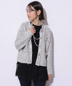 Mystrada(マイストラーダ) |フリンジニットジャケット