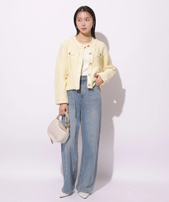 Mystrada(マイストラーダ) |フリンジニットジャケット