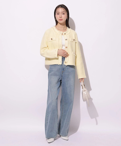 Mystrada(マイストラーダ) |フリンジニットジャケット