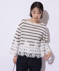 Mystrada(マイストラーダ) |《店舗限定》裾レースプルオーバー