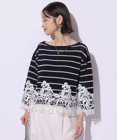 Mystrada(マイストラーダ) |《店舗限定》裾レースプルオーバー