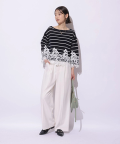 Mystrada(マイストラーダ) |《店舗限定》裾レースプルオーバー