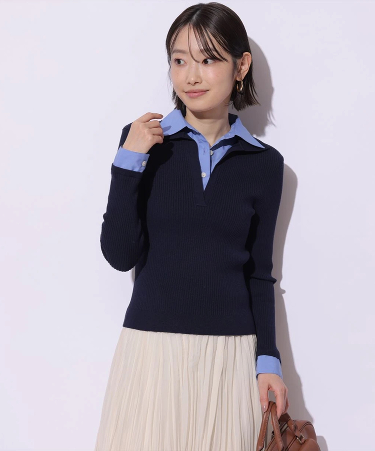 シャツドッキングニット | ニット | Mystrada（マイストラーダ