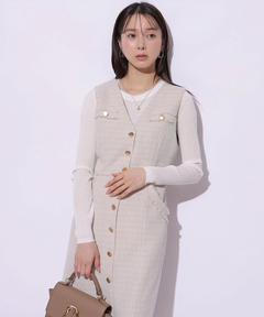 Mystrada(マイストラーダ) |ツイードジレワンピ