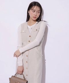 Mystrada(マイストラーダ) |ツイードジレワンピ