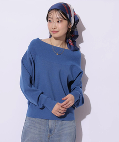 Mystrada(マイストラーダ) |ゆるラメオフショルニット