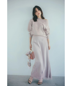 Mystrada(マイストラーダ) |ゆるラメオフショルニット