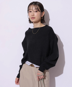 Mystrada(マイストラーダ) |ゆるラメオフショルニット