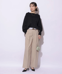 Mystrada(マイストラーダ) |ゆるラメオフショルニット