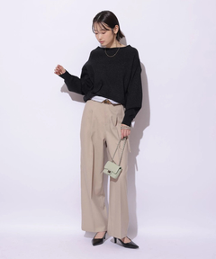 Mystrada(マイストラーダ) |ゆるラメオフショルニット