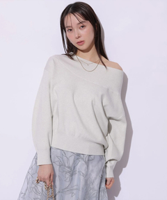 Mystrada(マイストラーダ) |ゆるラメオフショルニット