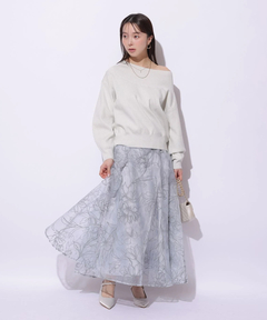 Mystrada(マイストラーダ) |ゆるラメオフショルニット