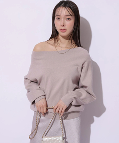 Mystrada(マイストラーダ) |ゆるラメオフショルニット