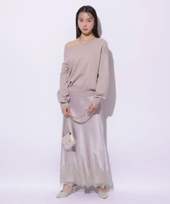 Mystrada(マイストラーダ) |ゆるラメオフショルニット