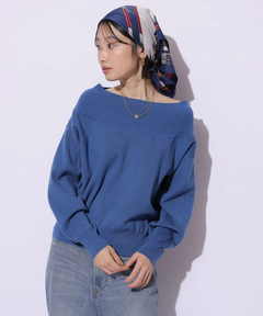 Mystrada(マイストラーダ) |ゆるラメオフショルニット