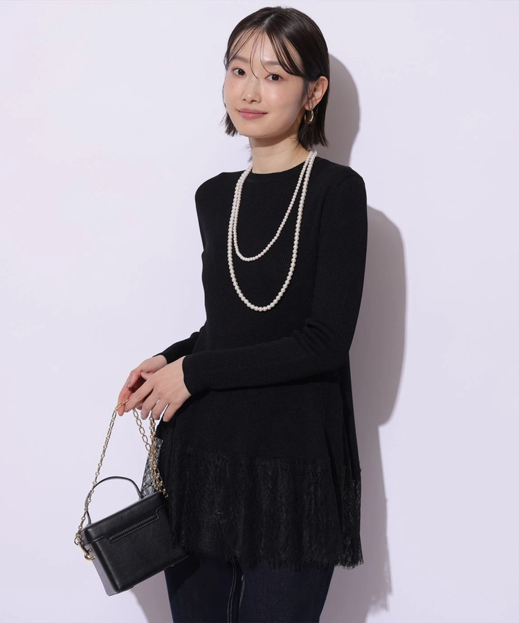 レースドッキングニット | ニット | Mystrada（マイストラーダ