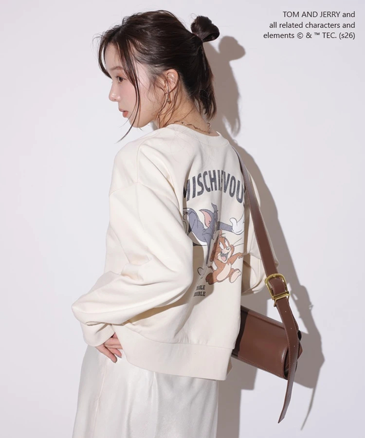 TOM and JERRYコラボ〉スウェットプルオーバー | Tシャツ・カットソー