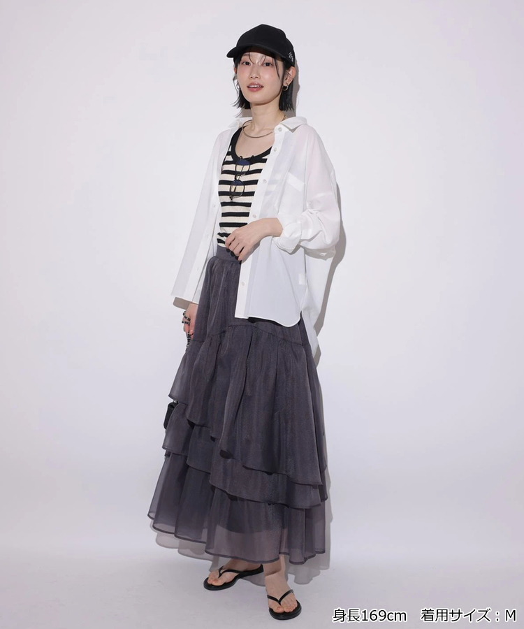 シアーランダムティアードスカート | スカート | Mystrada（マイ