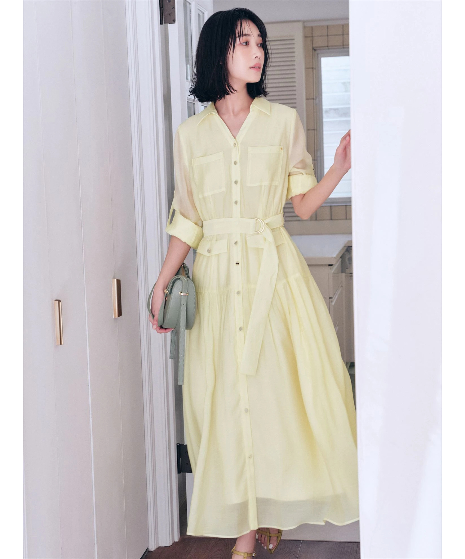 ポケットシアーシャツワンピ | ワンピース | Mystrada（マイストラーダ