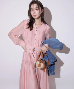 Mystrada(マイストラーダ) |ポケットシアーシャツワンピ