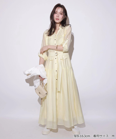 Mystrada(マイストラーダ) |ポケットシアーシャツワンピ