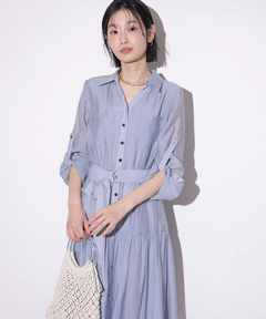 Mystrada(マイストラーダ) |ポケットシアーシャツワンピ