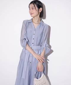 Mystrada(マイストラーダ) |ポケットシアーシャツワンピ