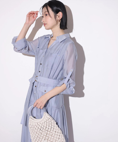 Mystrada(マイストラーダ) |ポケットシアーシャツワンピ